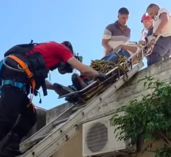 Captura de Video actuación de Bomberos 