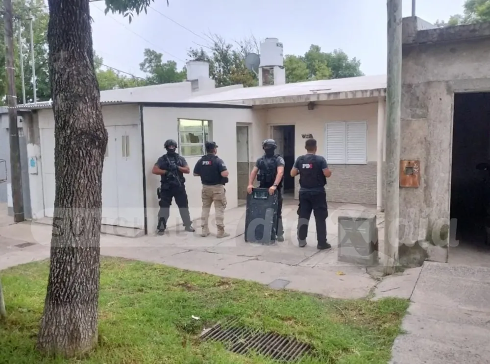 Allanamientos en Barrio Moreno Sunchales 