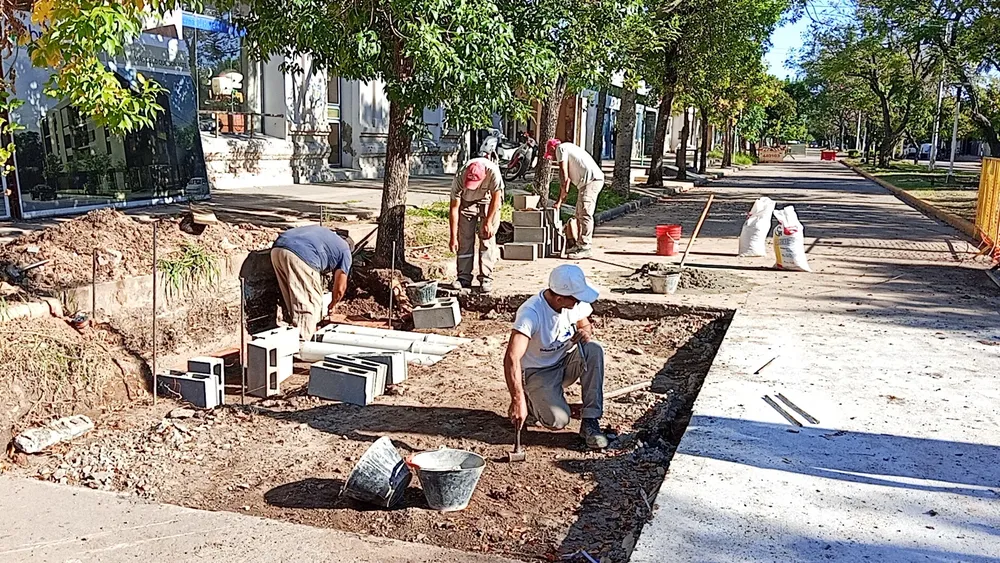 Sunchales avanza con mejoras en diferentes calles de la ciudad