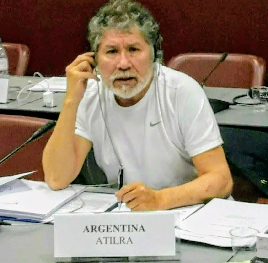 Héctor "Etín" Ponce Secretario General de Atilra 