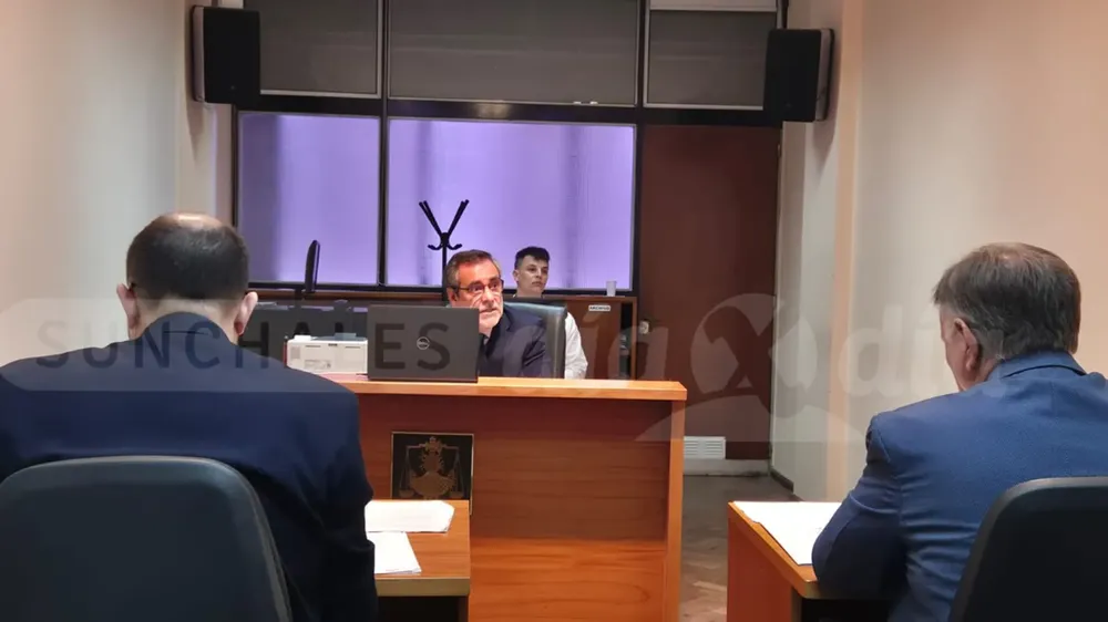 Audiencia de este Martes. 