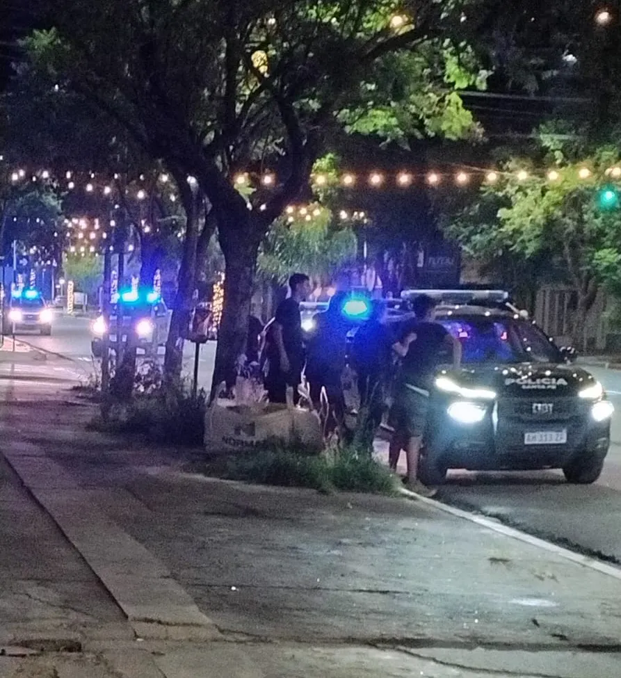 Momento de las detenciones. 