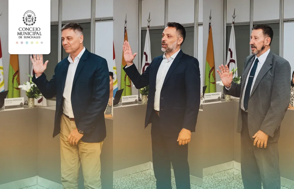 Fernando Cattaneo, José Delmastro y Sebastián Nicolau