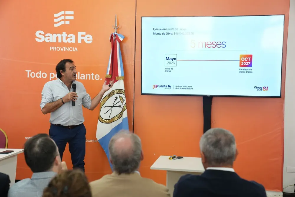 Secretario de la Unidad Ejecutora en Infraestructura, Diego Leone.