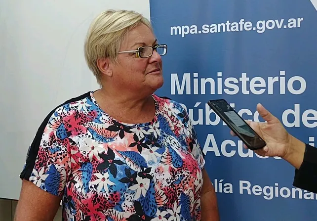 La fiscal que representó al MPA en el debate es Favia Burella